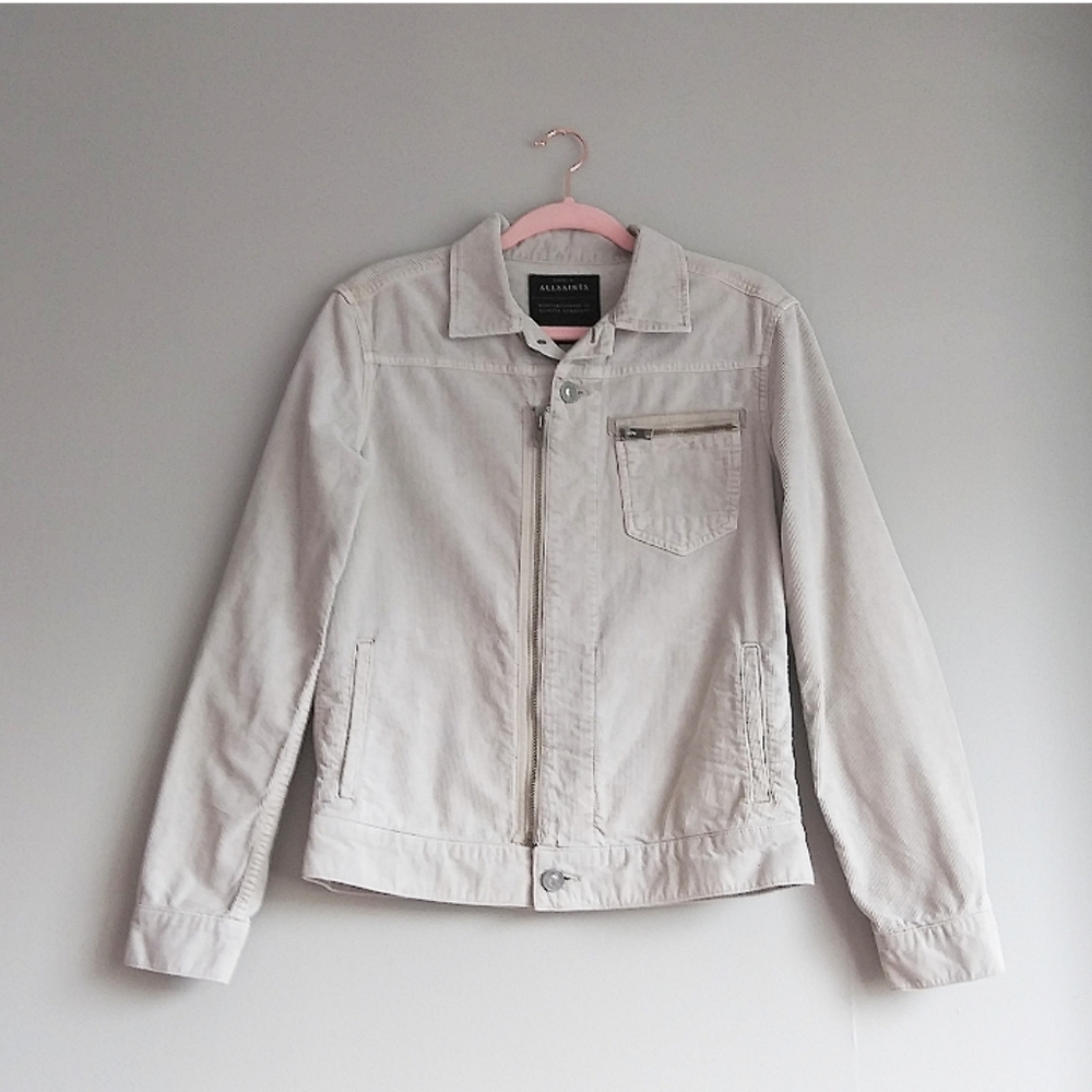 All Saints Corduroy Moto Jacket